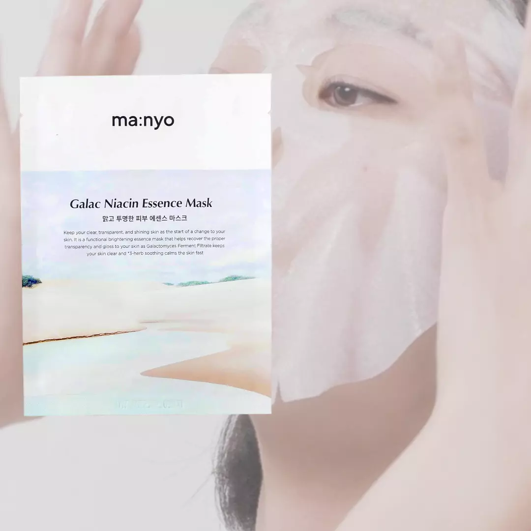 Осветляющая маска с ниацинамидом Manyo Galac Niacin Essence Mask