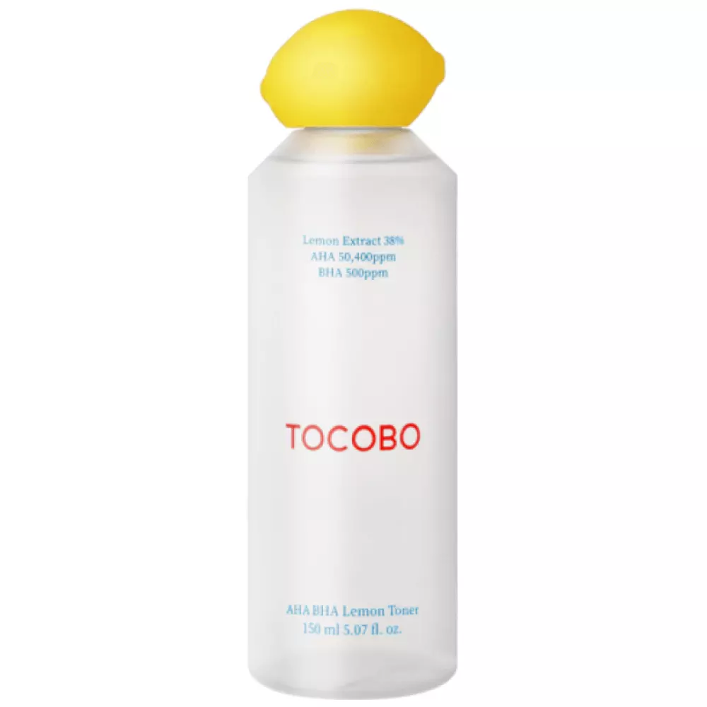 Тонер-эксфолиант с экстрактом лимона и кислотами Tocobo AHA BHA Lemon Toner