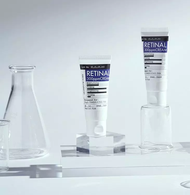 Крем для лица укрепляющий с ретиналом Derma Factory Retinal 300ppm cream