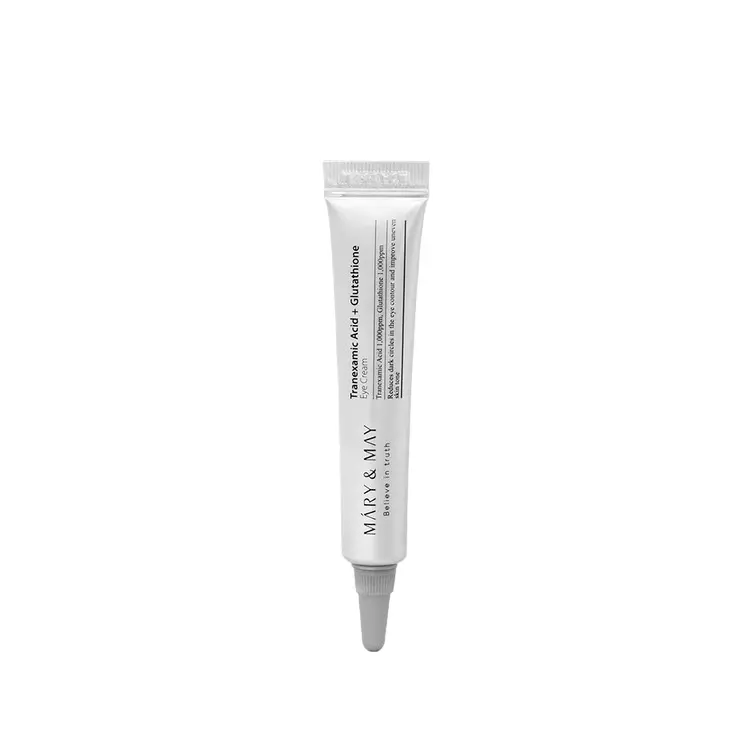 Осветляющий крем для век с транексамовой кислотой Mary&May Tranexamic Acid Glutathion Eye Cream